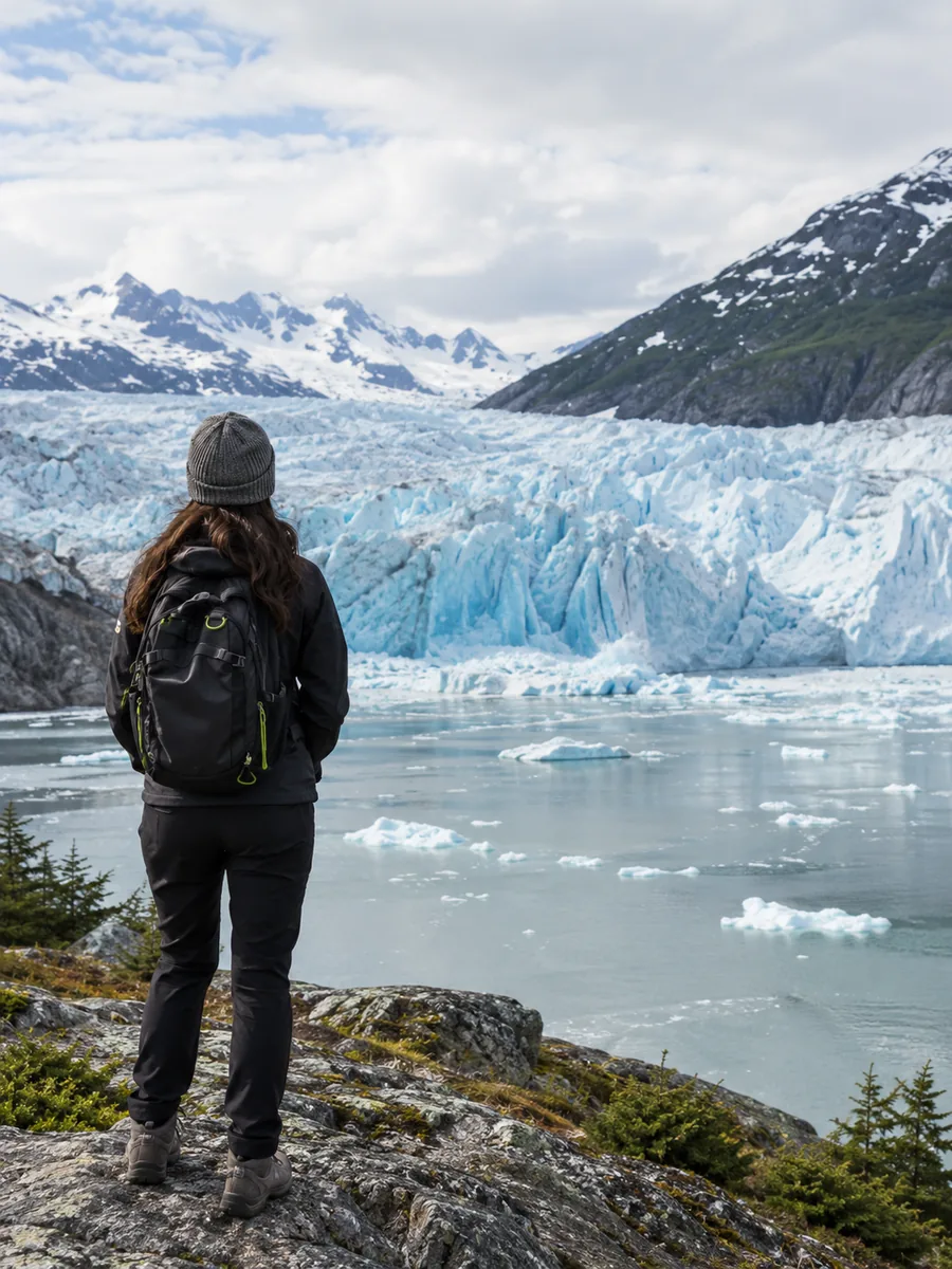 View at Knik Glacier